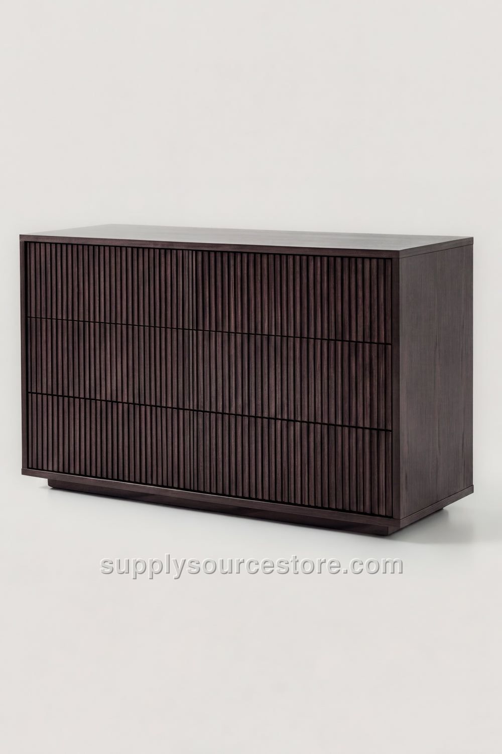 Wooden Slatted Dresser