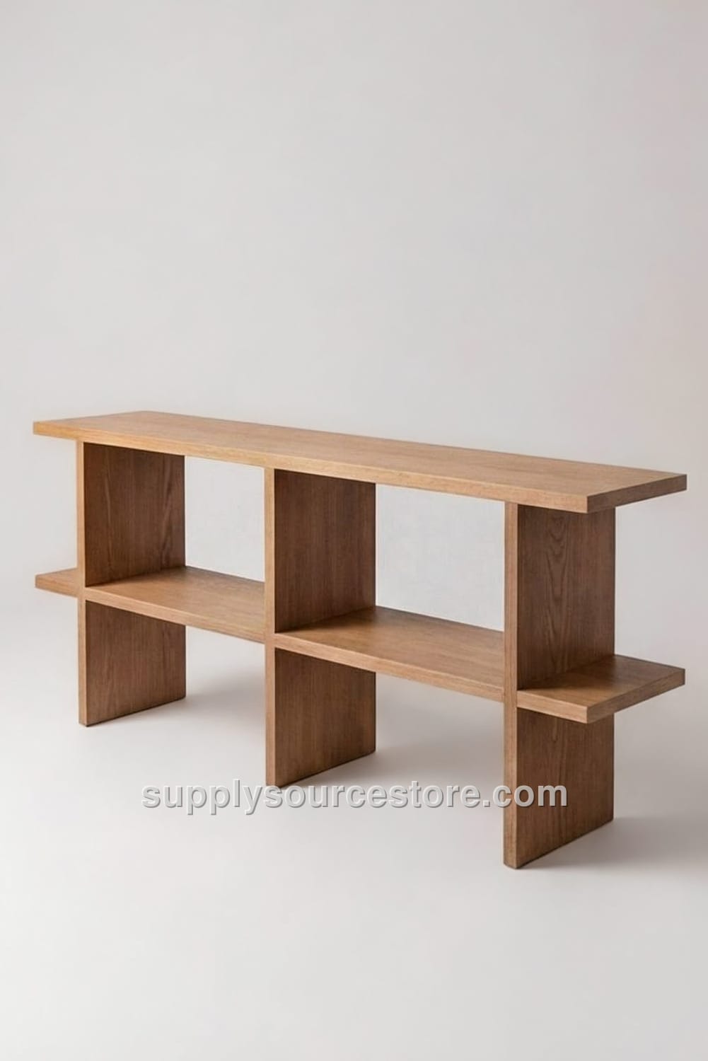 Wooden Chair Back Console Table