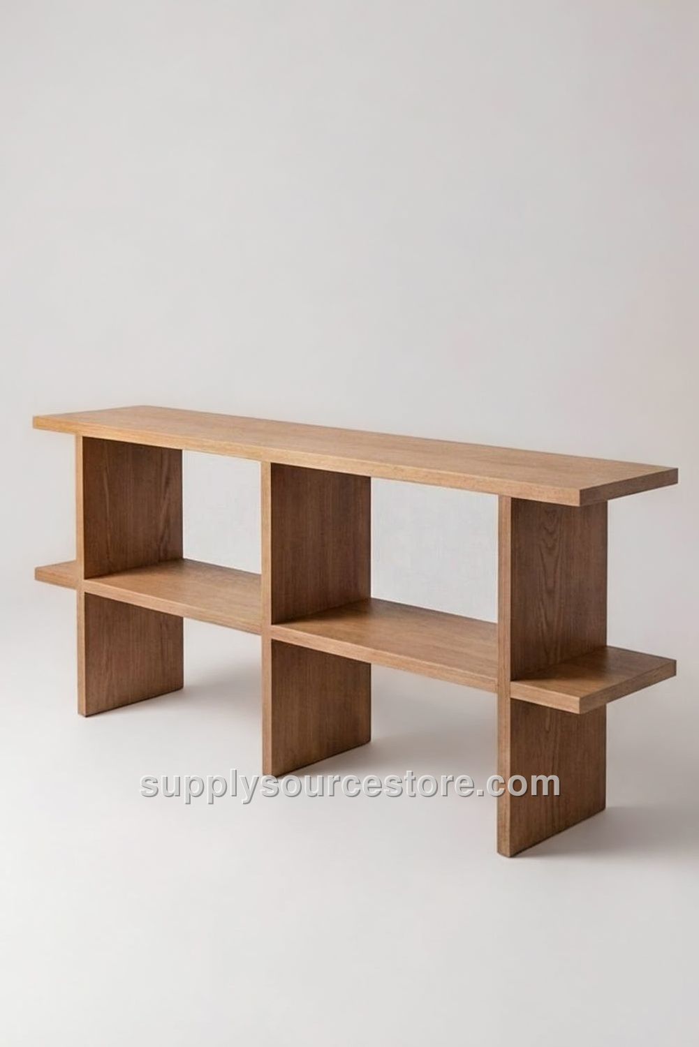 Wooden Chair Back Console Table