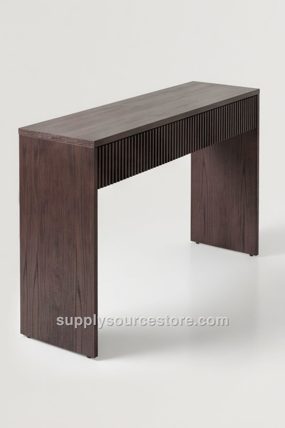 Striped Wooden Console / Desk