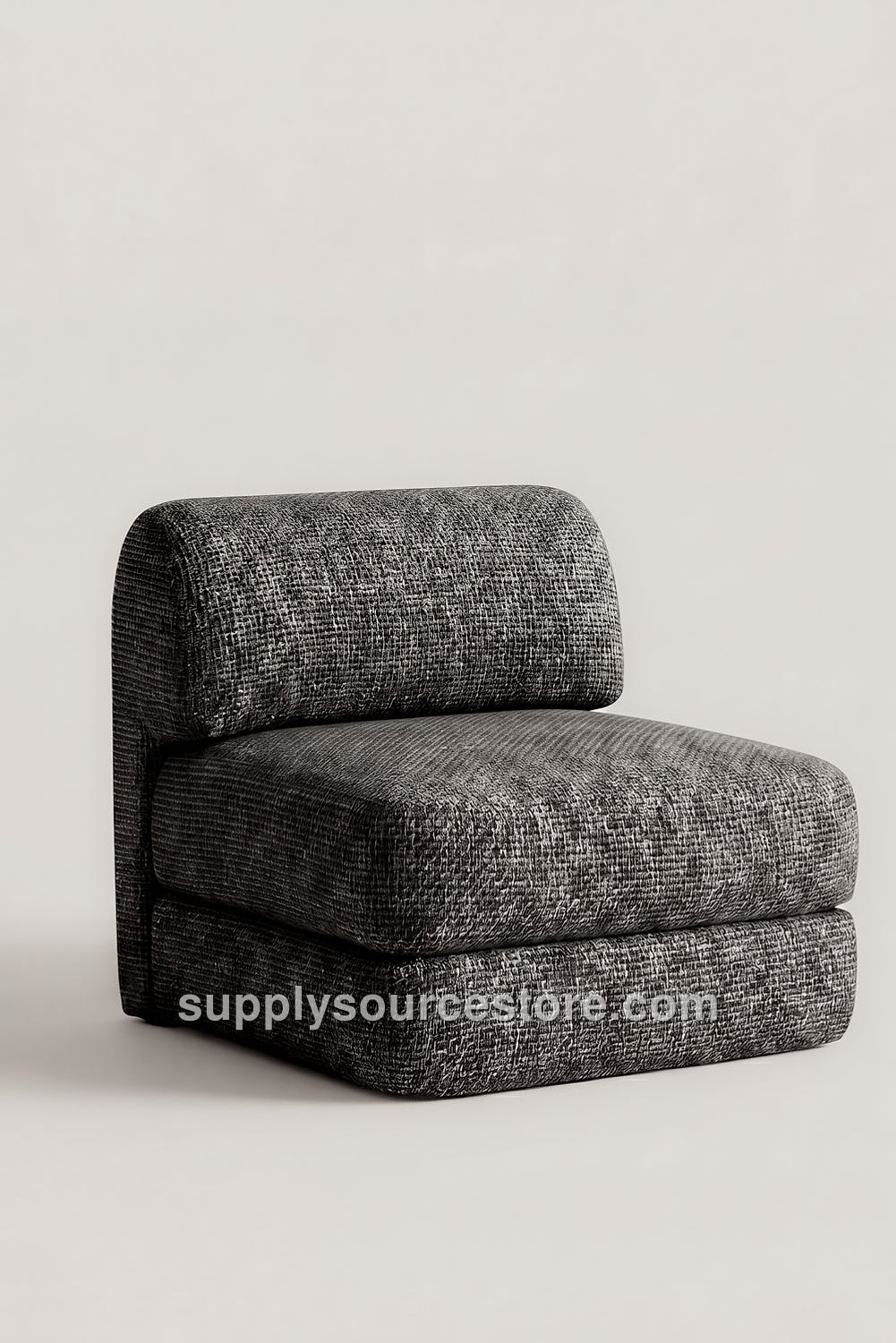 Textured Fabric Single Chair