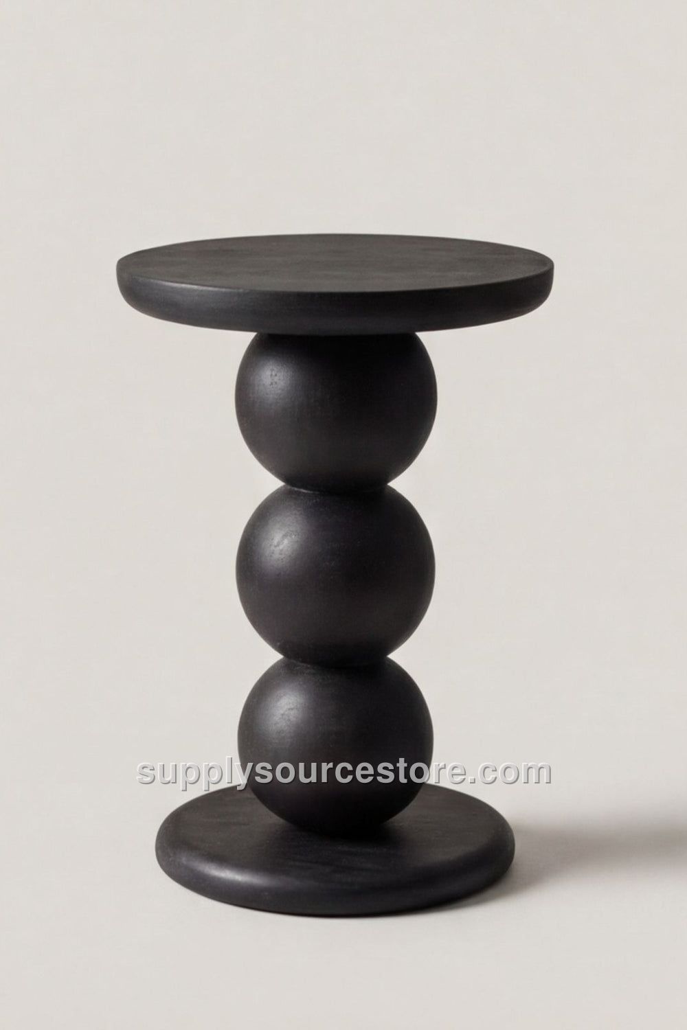 Wooden Turning Side Table · SS-015349
