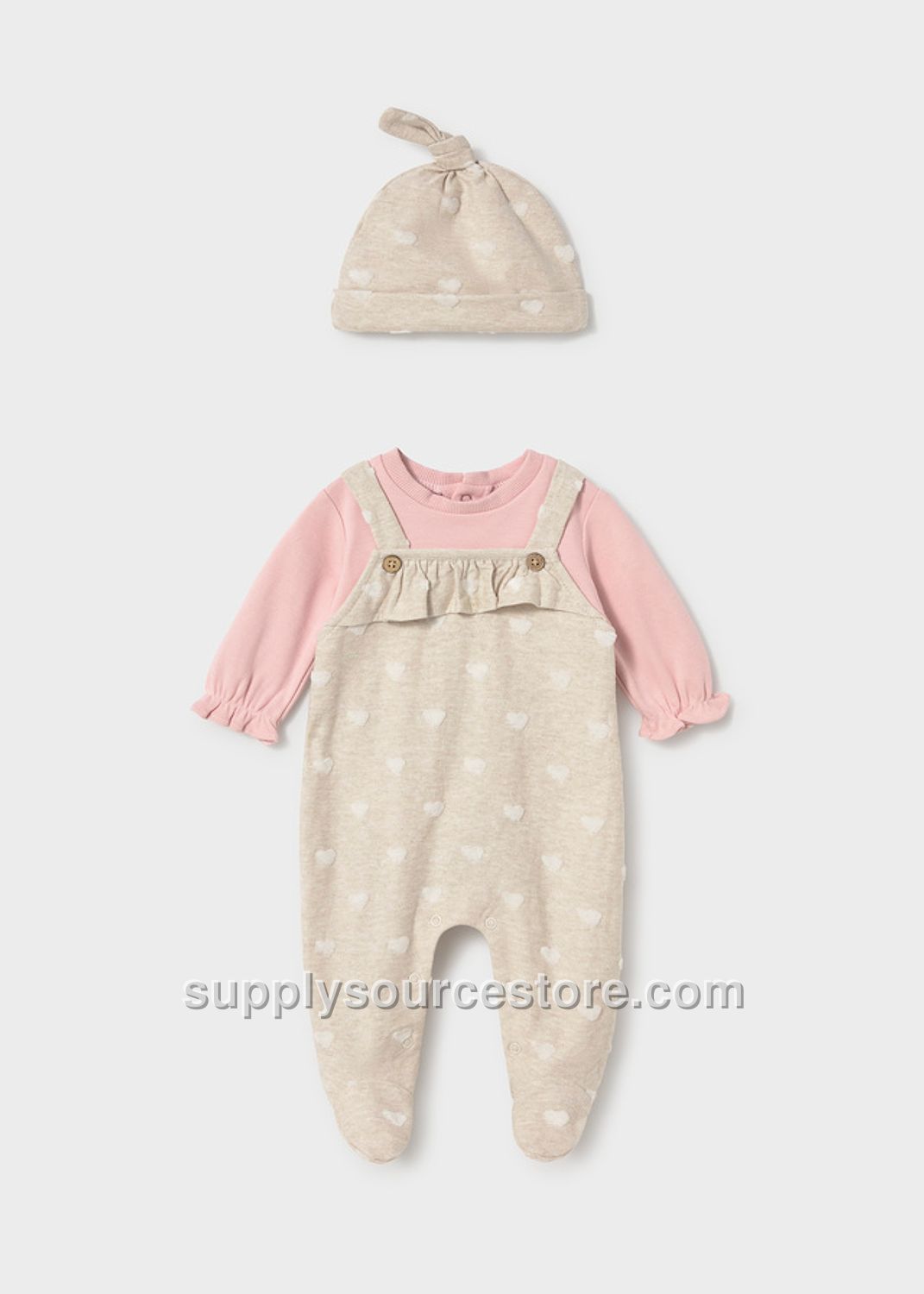 Camomile 2-Piece T-Shirt and Overalls Set