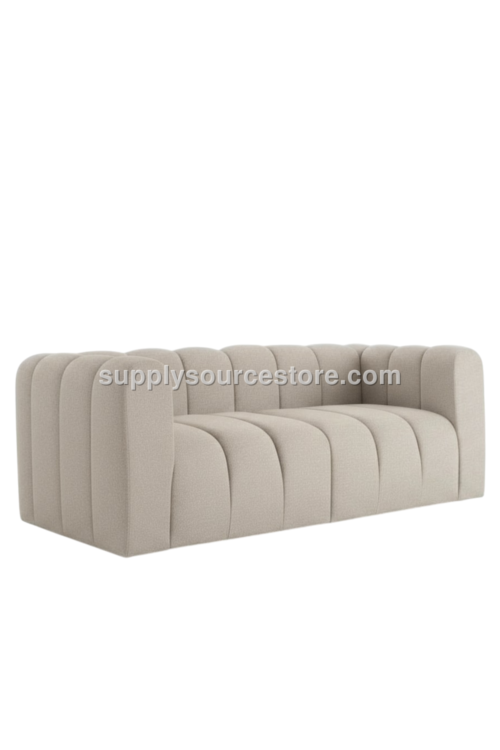 Buklet Fabric Segmented Modular Sofa
