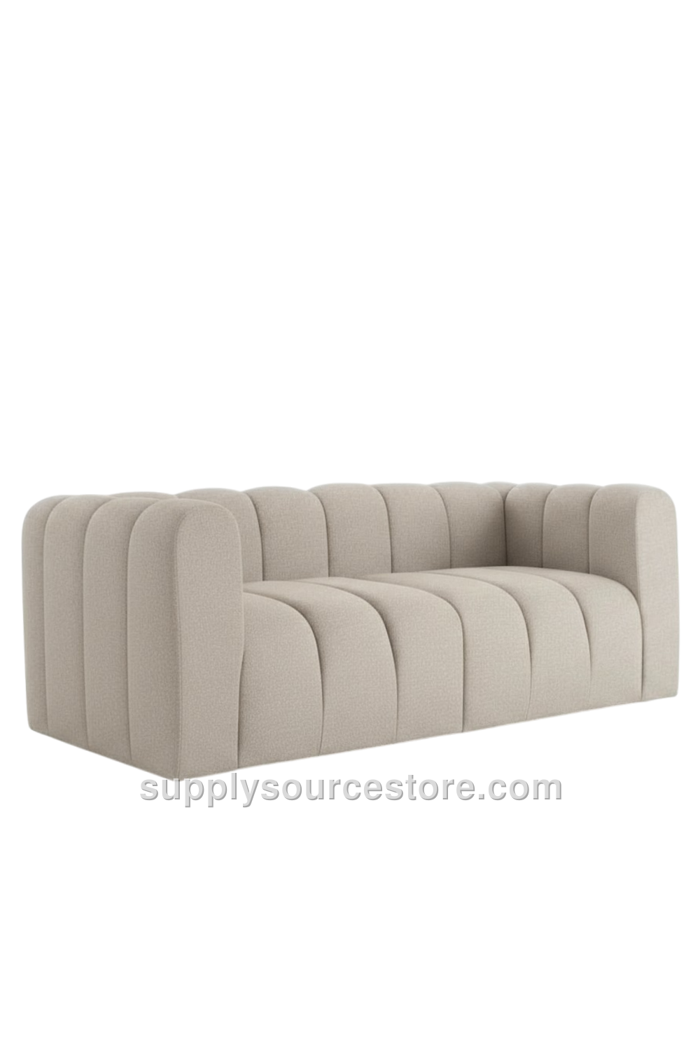 Bouclé Fabric Segmented Modular Sofa