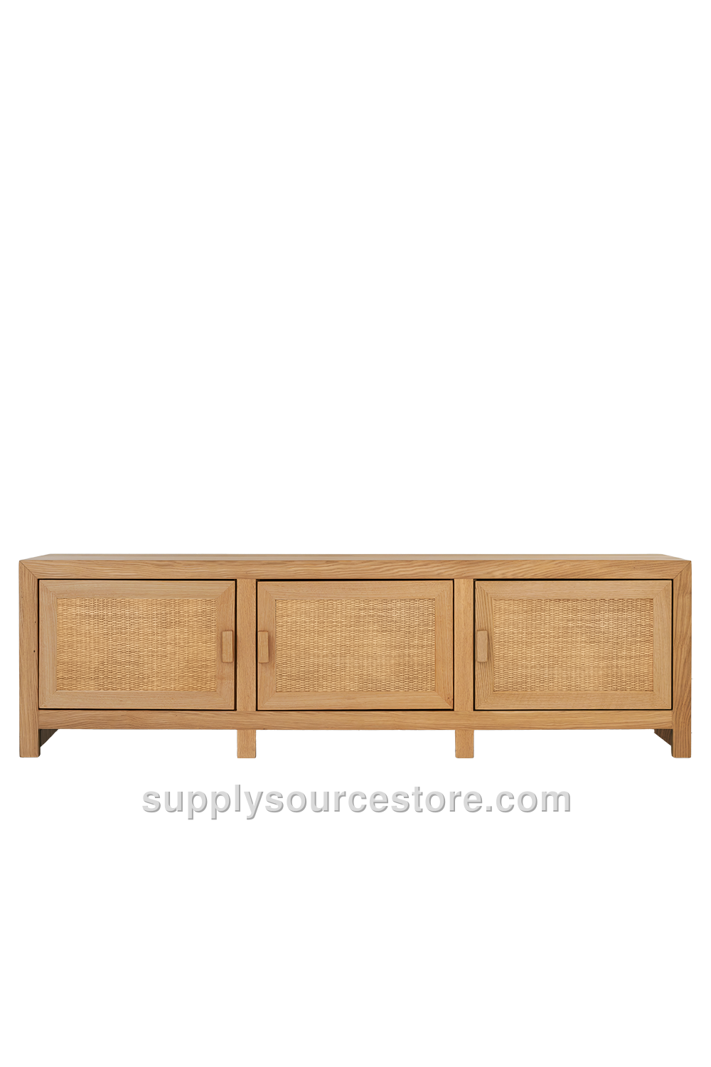 Straw Wood TV Stand