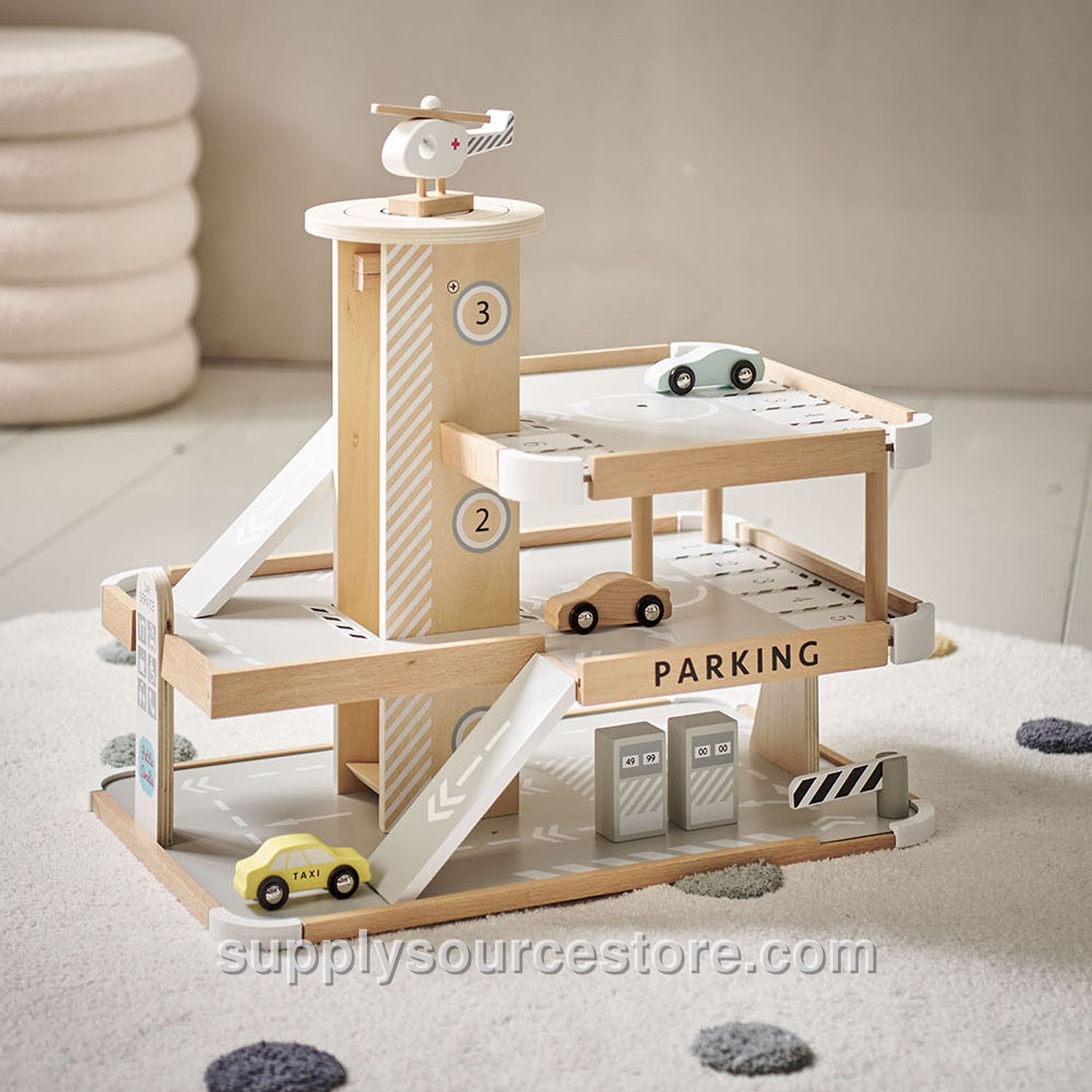 Wooden toy garage | «Mon Premier Garage»