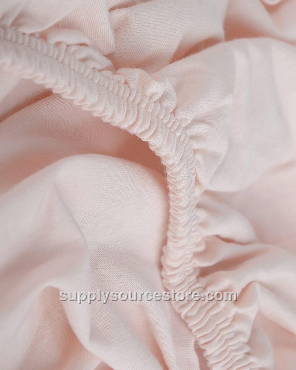 Organic cotton jersey fitted sheet - 70 X 140 cm (27.6 x 55.1 in) | Crystal pink