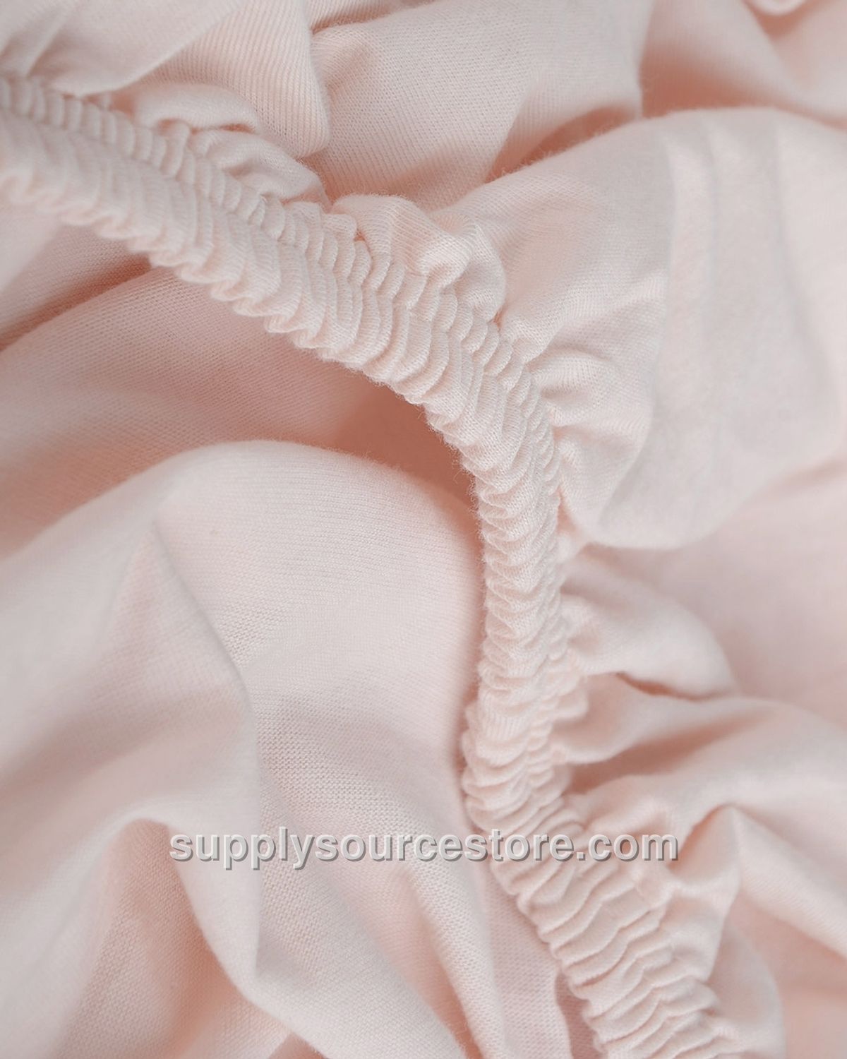 Organic cotton jersey fitted sheet - 70 X 140 cm (NaN in) | Crystal pink
