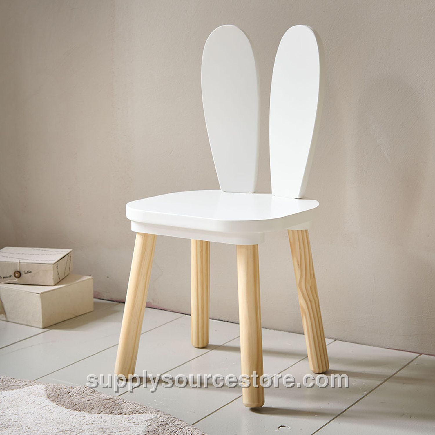 Rabbit Chair | Toddler Chair | White