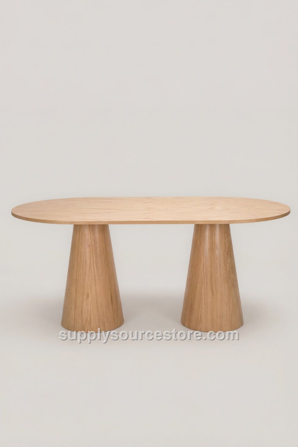 Oval Wood Dining Table