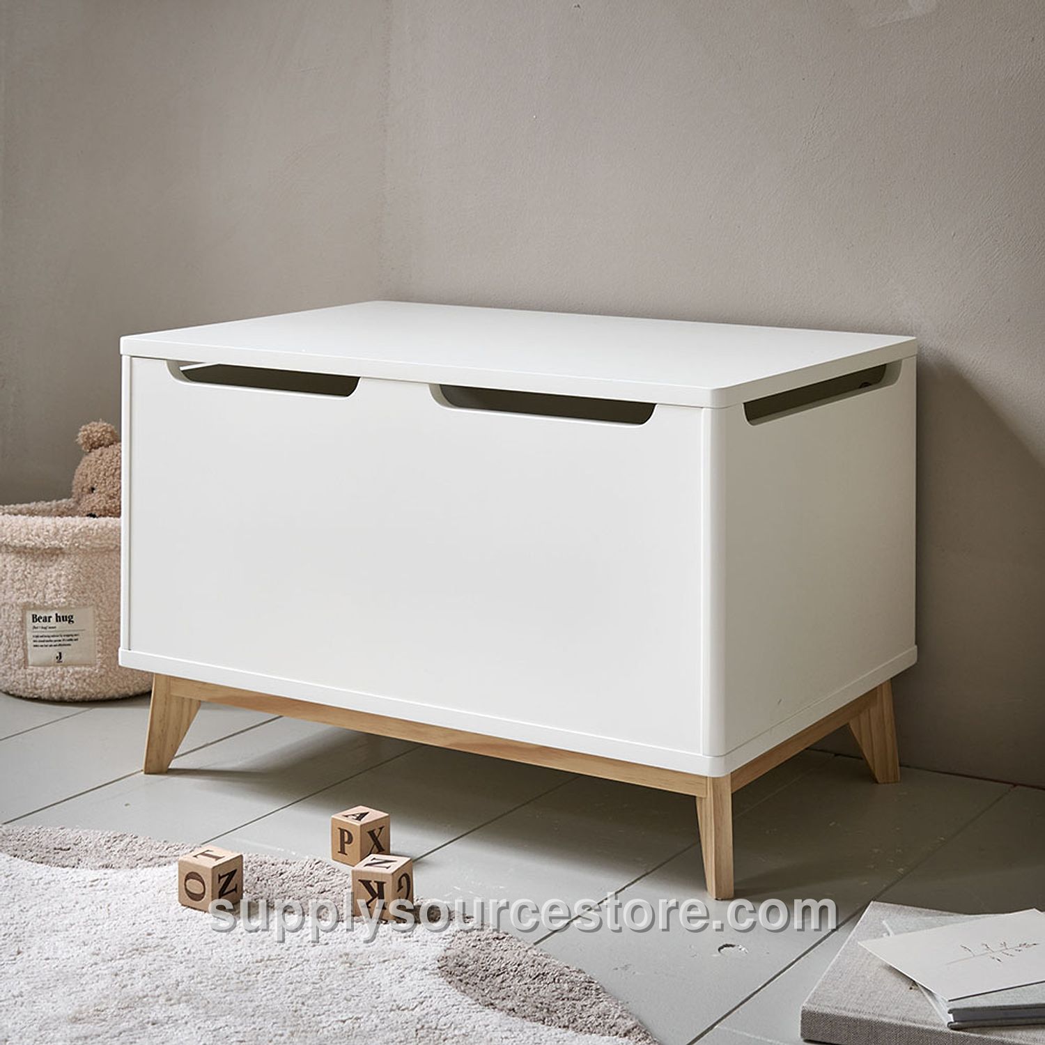 Kids Wooden Toy Box «Cerise»