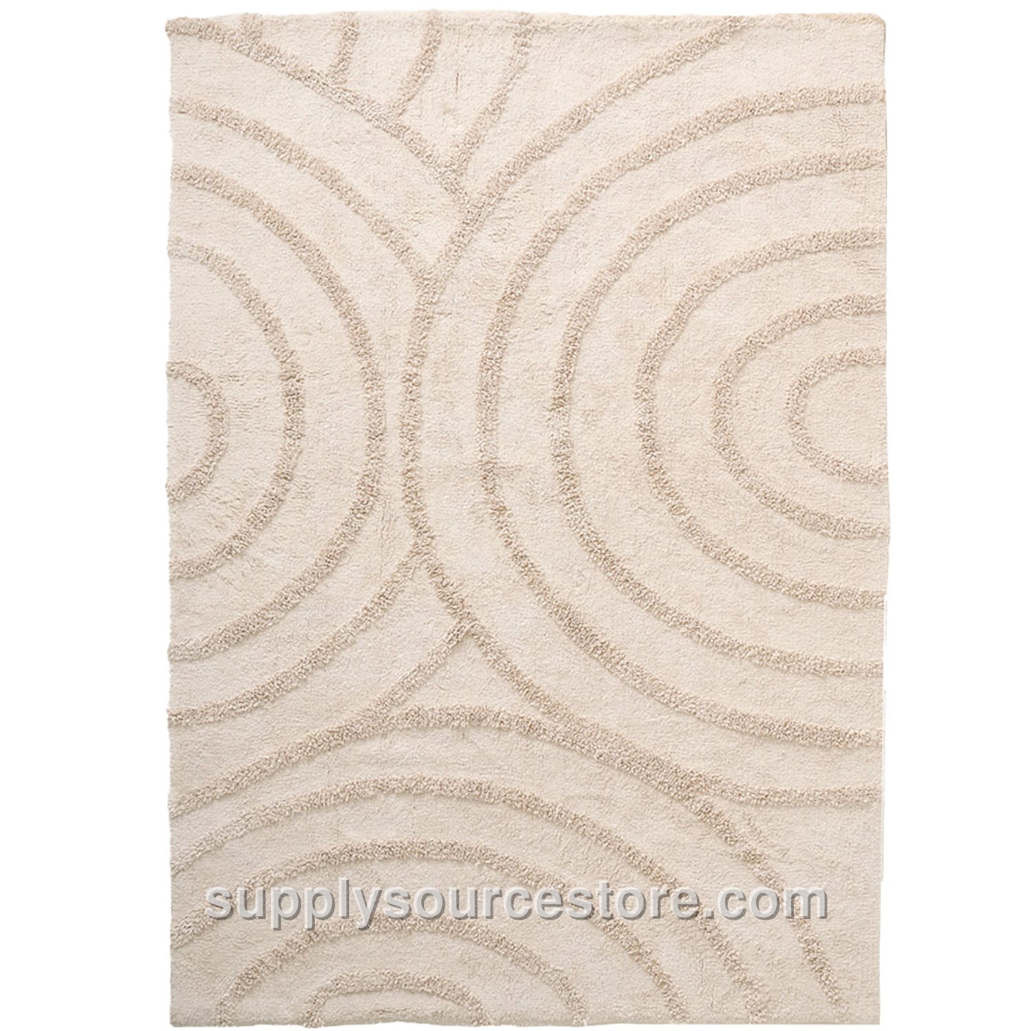 Washable Scandinavian Carpet 120 X 170 Cm (47.2 x 66.9 in) | Beige