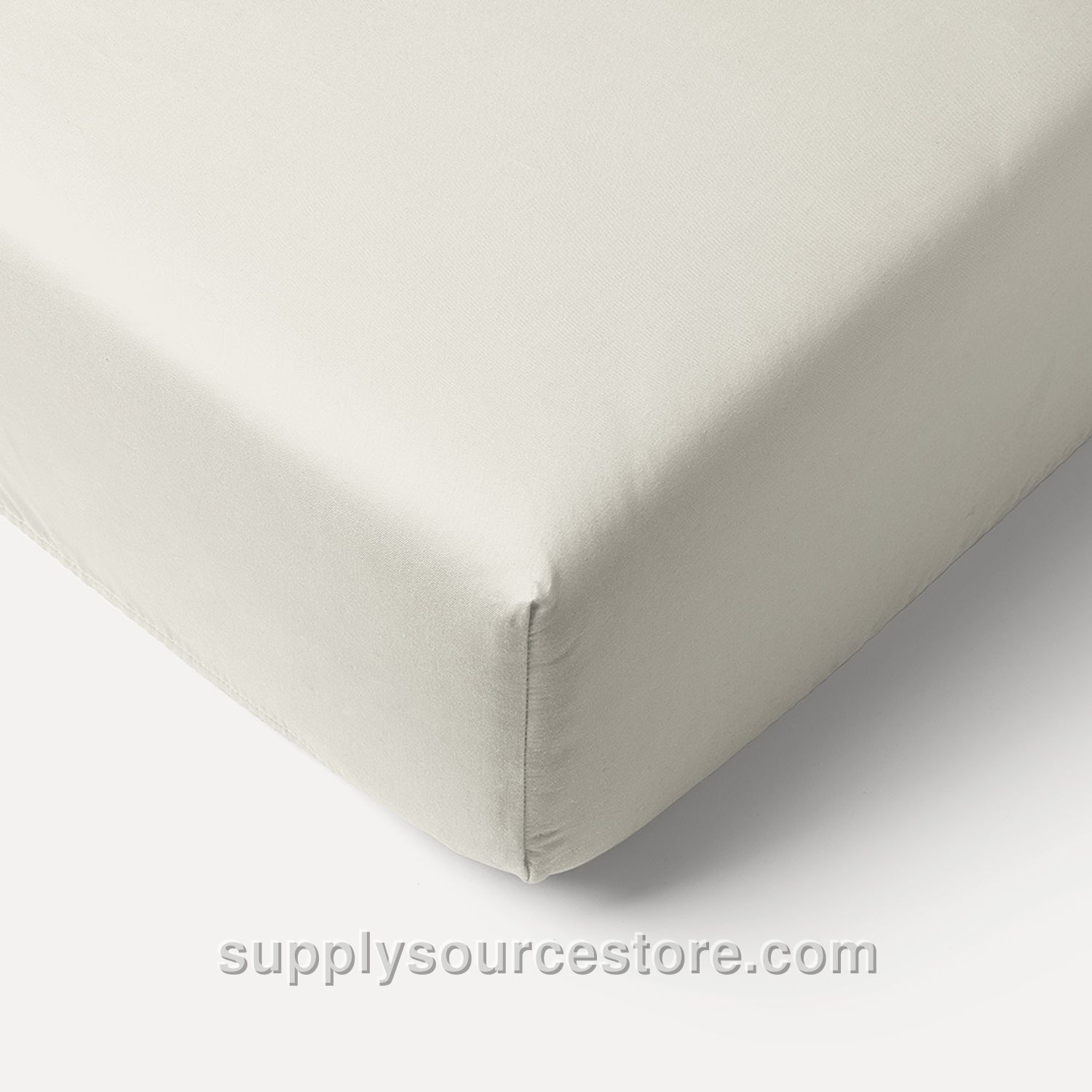 Organic Cotton Jersey Fitted Sheet 70/80 X 140 Cm (NaN in) | Ivory