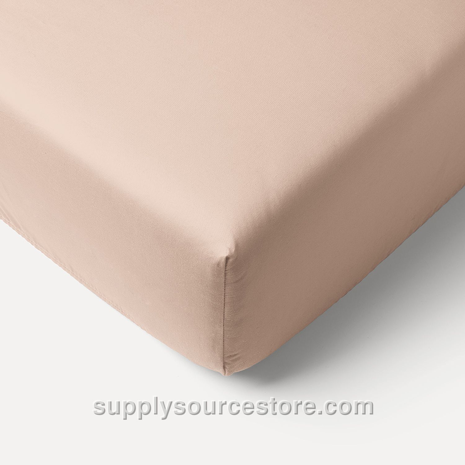 Organic Cotton Jersey Fitted Sheet 70/80 X 140 Cm (NaN in) | Dusty Pink