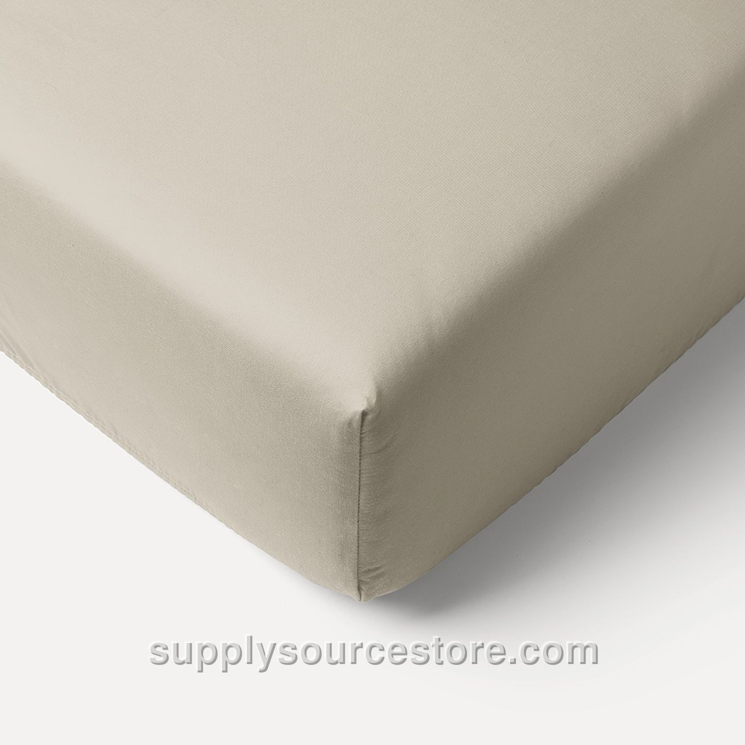 Organic Cotton Jersey Fitted Sheet 70/80 X 140 Cm (NaN in) | Beige