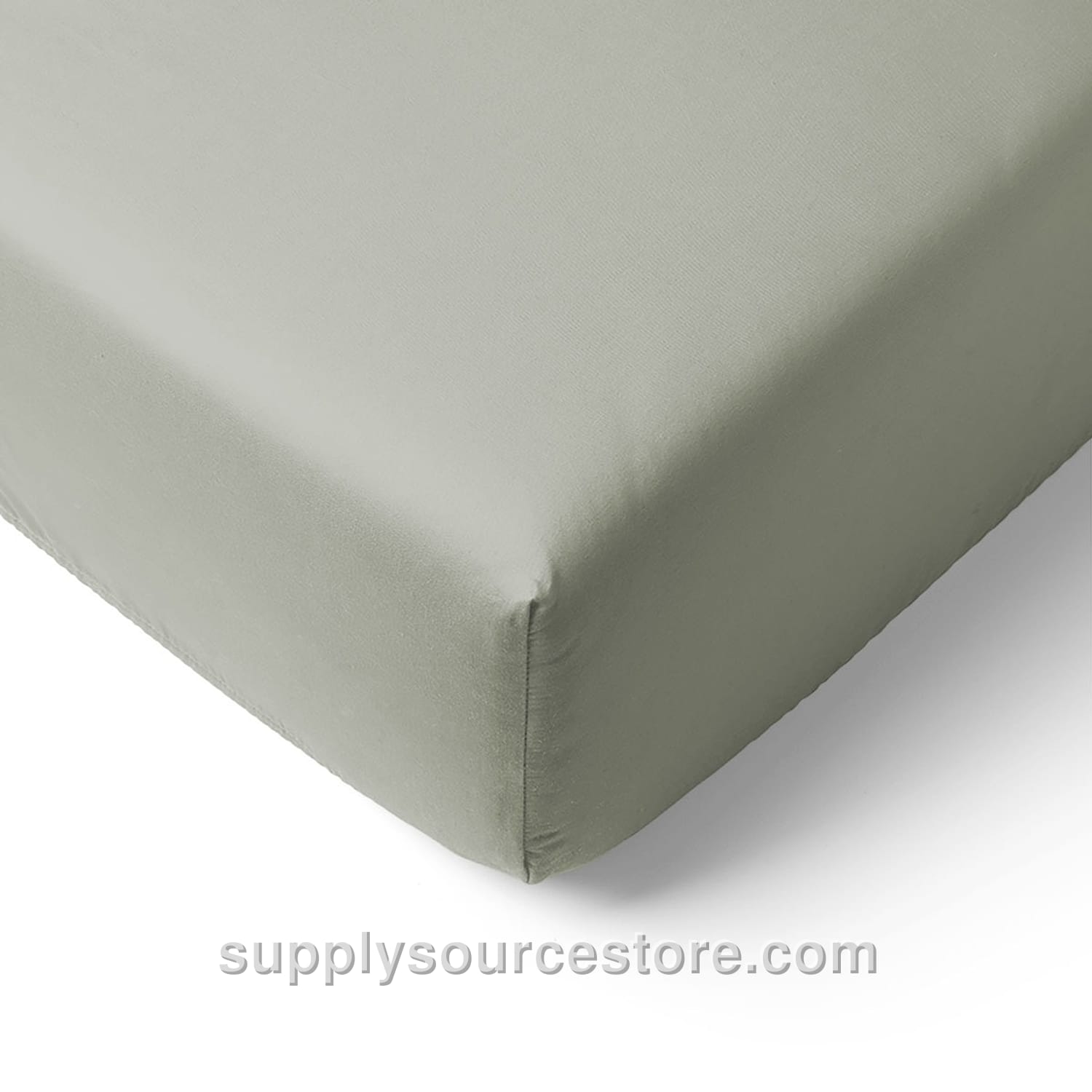 Biologisch Katoenen Jersey Hoeslaken 70/80 X 140 Cm (31.5 x 55.1 in) | Olijfgroen