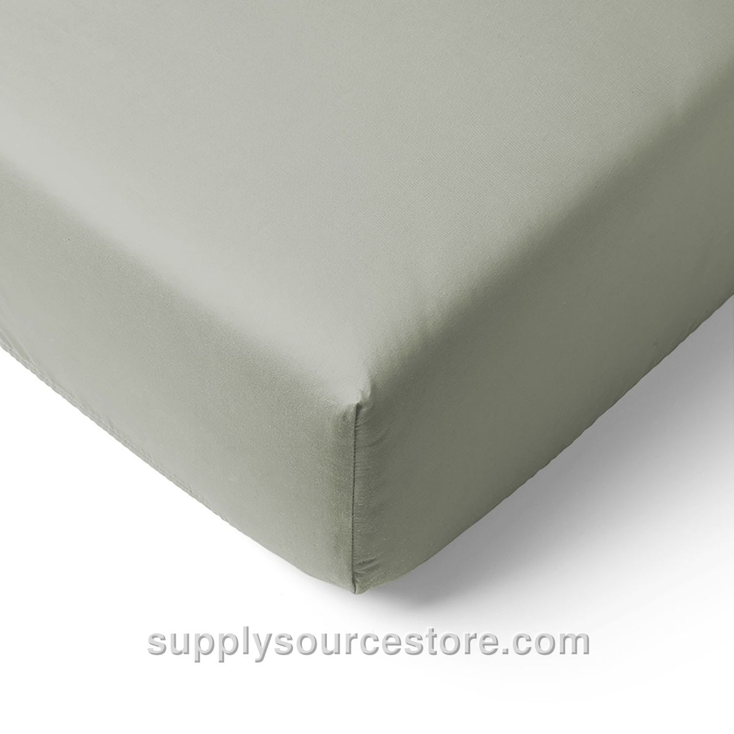 Biologisch Katoenen Jersey Hoeslaken 70/80 X 140 Cm (NaN in) | Olijfgroen
