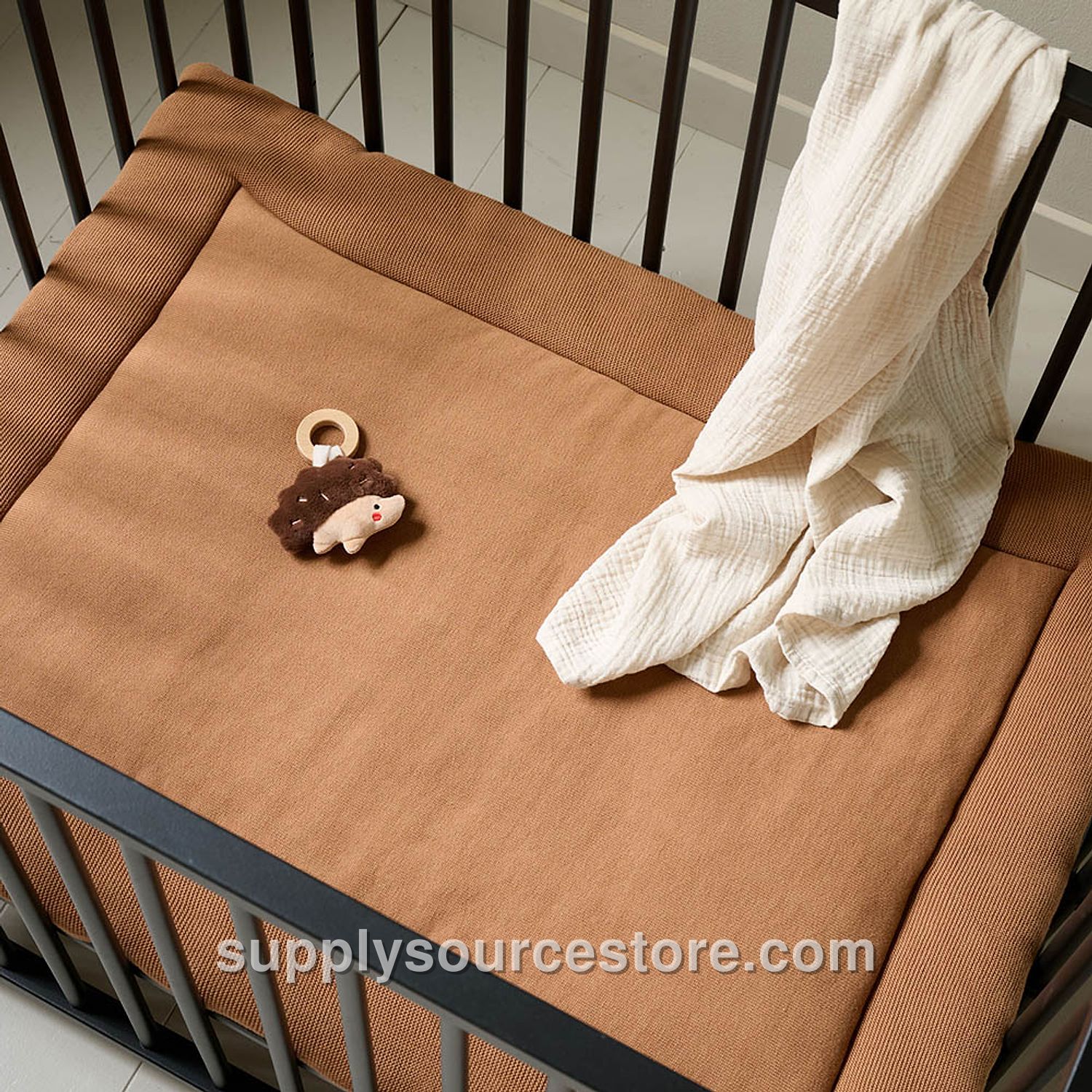 Mat 70 X 96 CM (NaN in) For Foldable Playpen | Tan