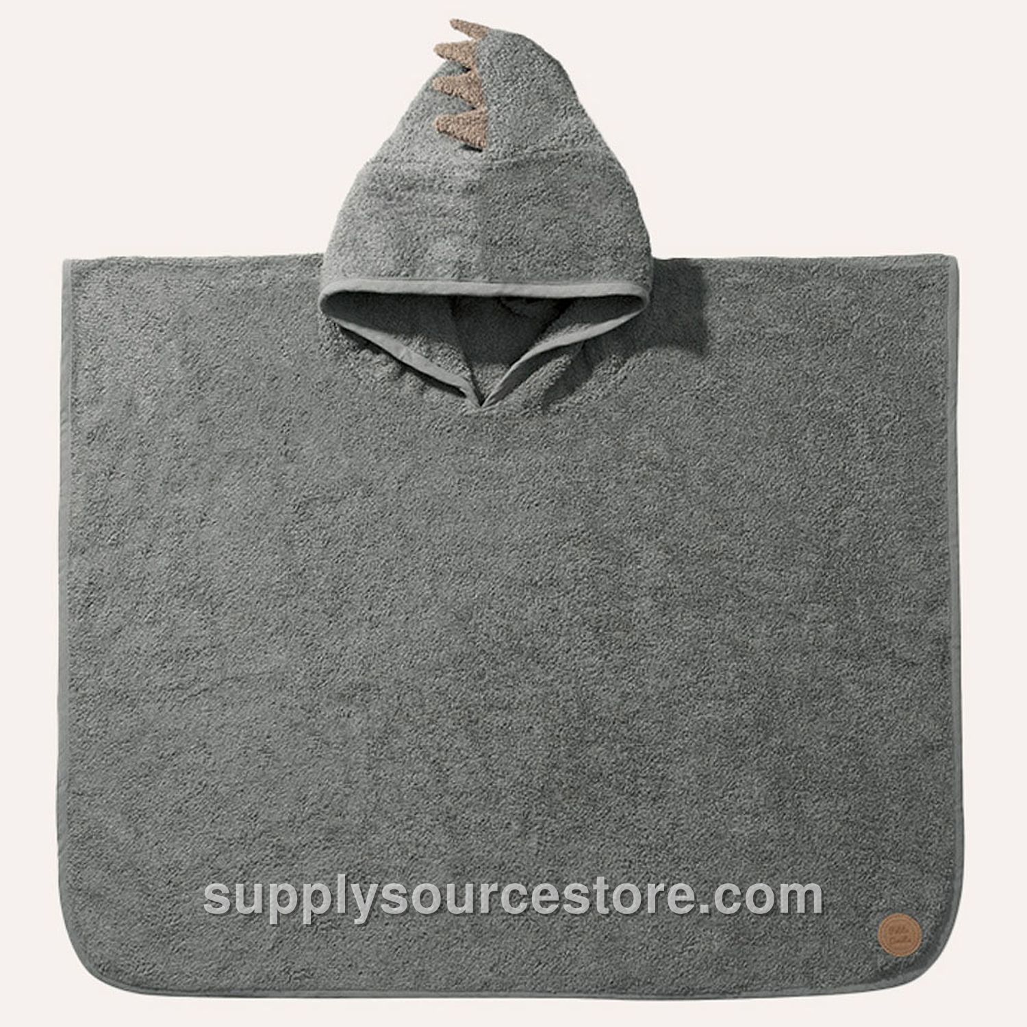 Hooded Poncho Towel «Dino»|1 - 4 Years | 52 X 63 Cm (NaN in) | Green