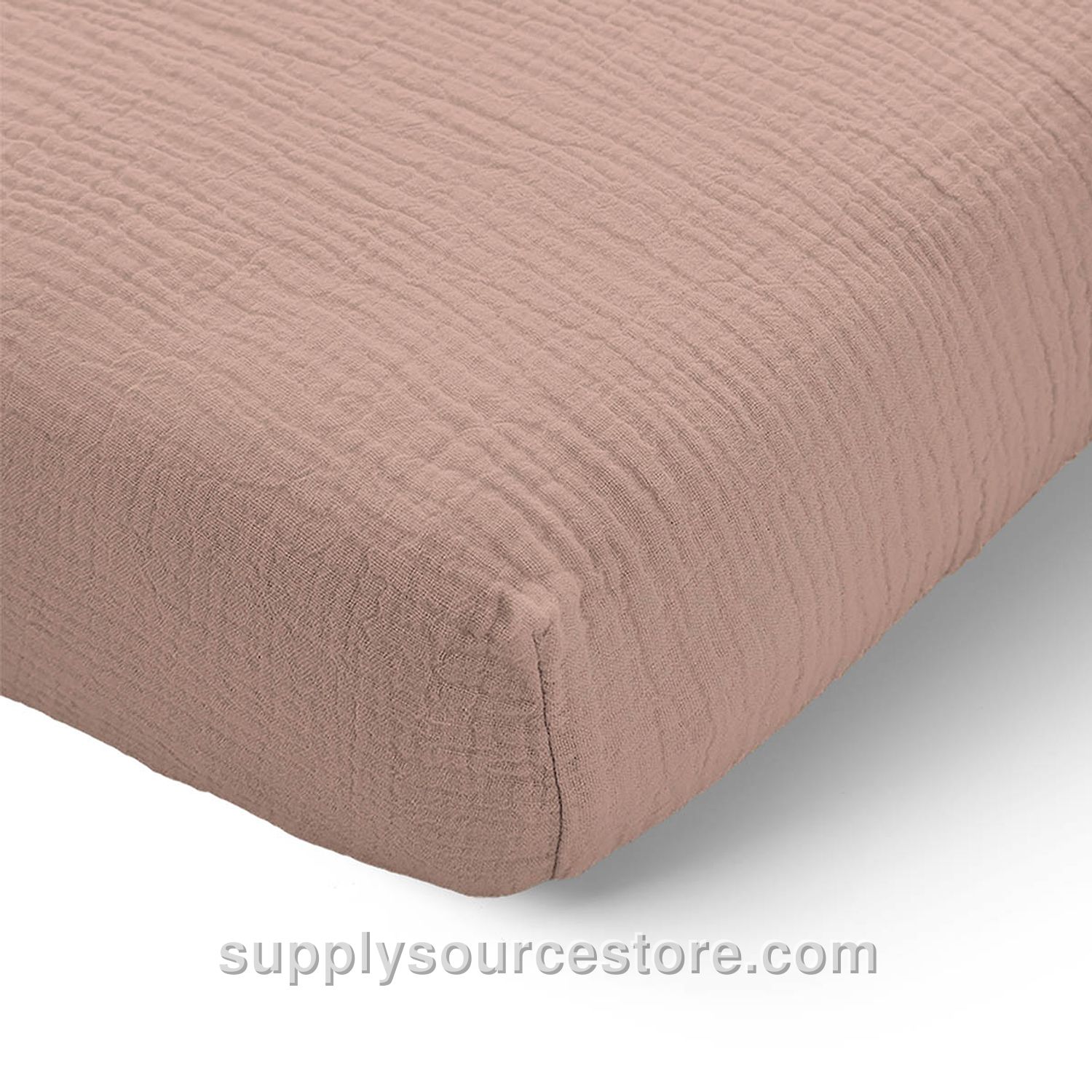 Fitted Sheet 80 X 160 Cm (NaN in) Muslin Cotton | Dusty Pink