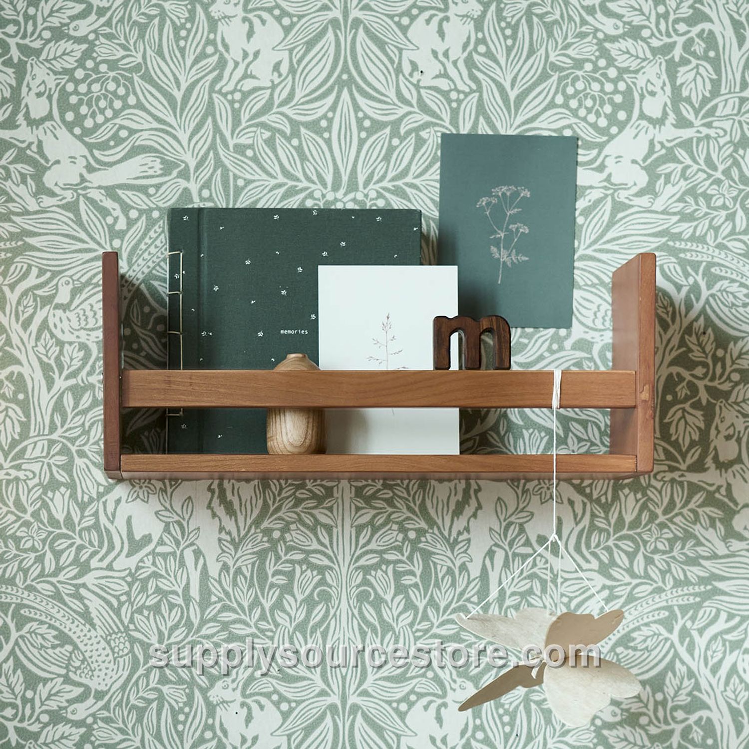 Wooden Wall Shelf «Hetre» | Walnut
