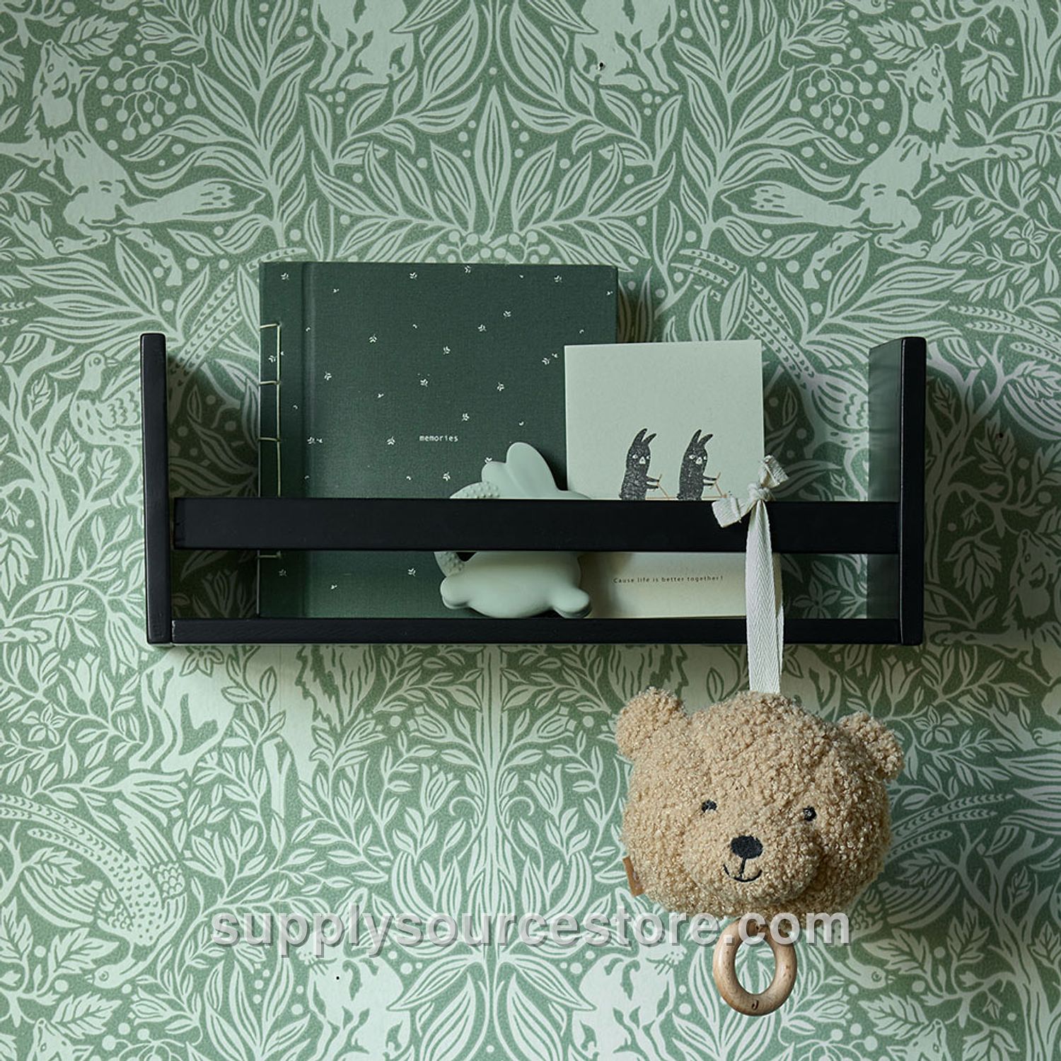 Wooden Wall Shelf «Hetre» | Black