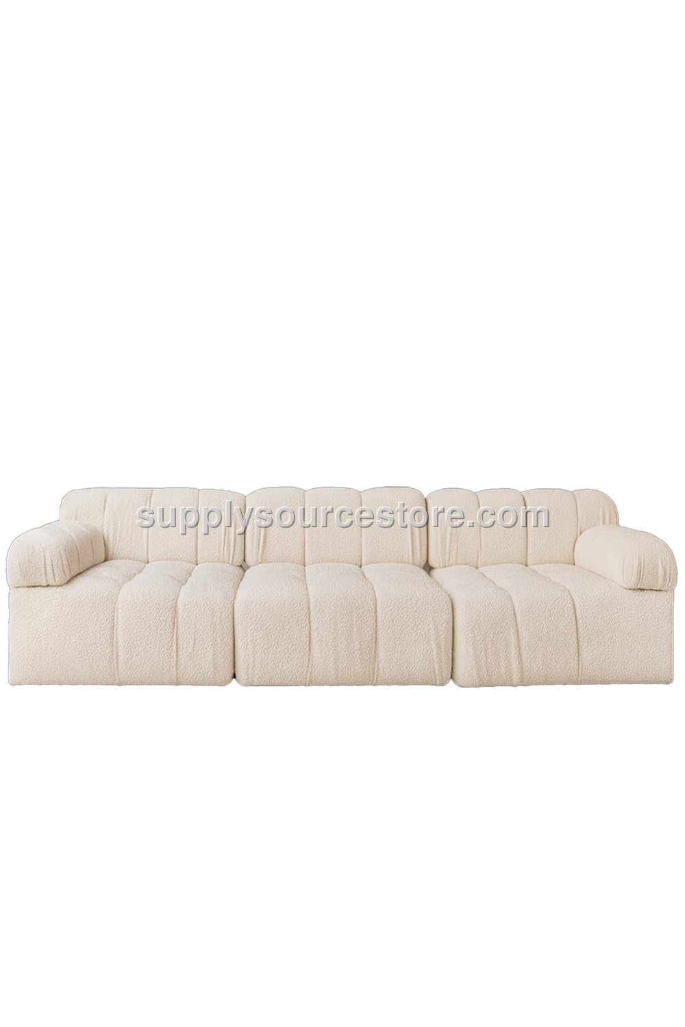 Buklet Fabric Tufted Modular Sofa