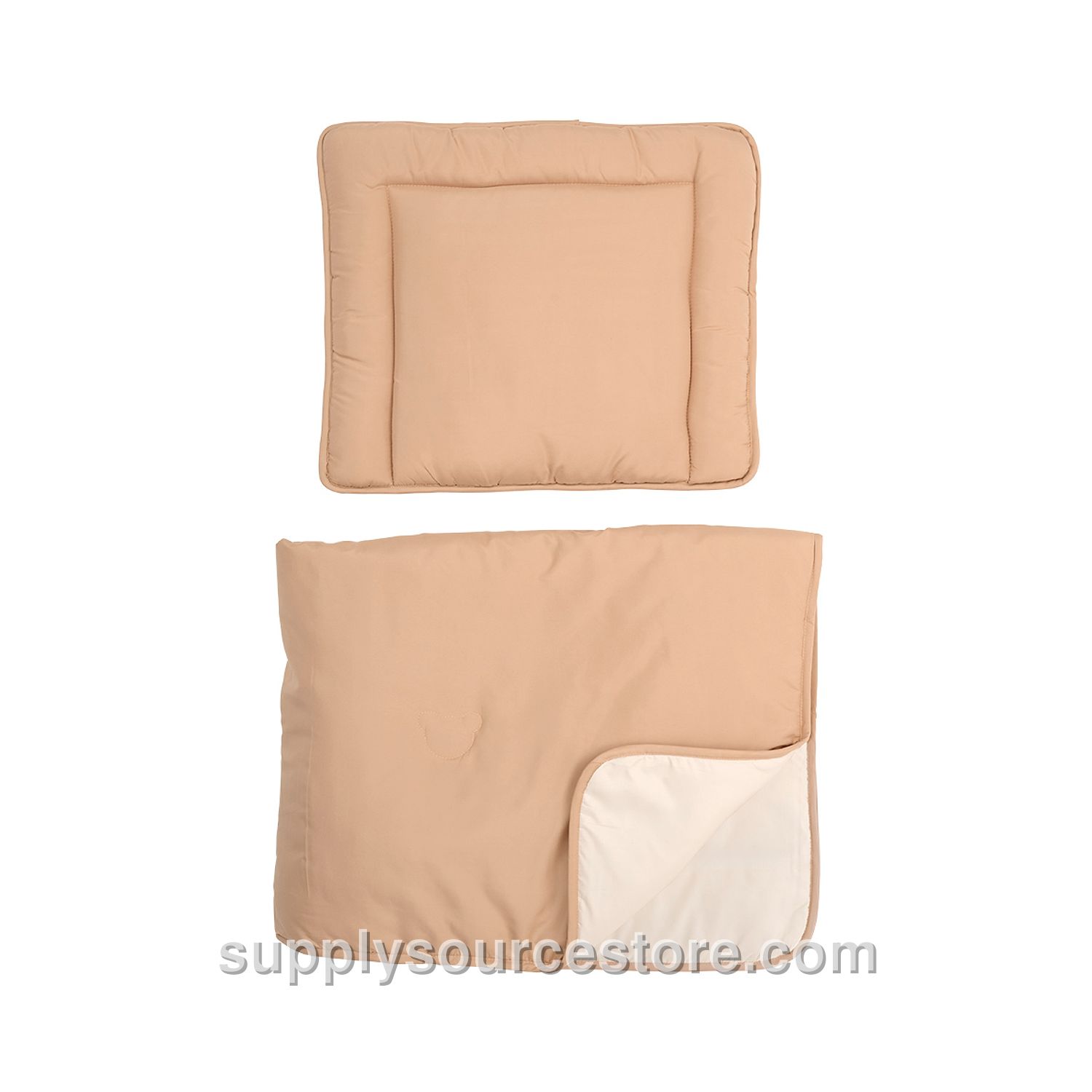 Coverless duvet with pillow | 120 x 150 cm (47.2 x 59.1 in) | Caramel