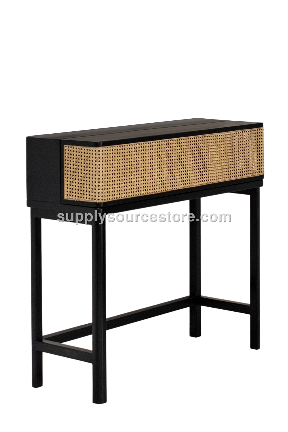 Rattan Wooden Desk