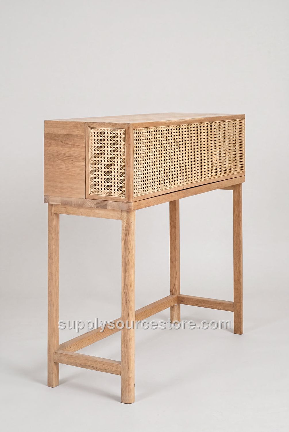 Rattan Wood Desk