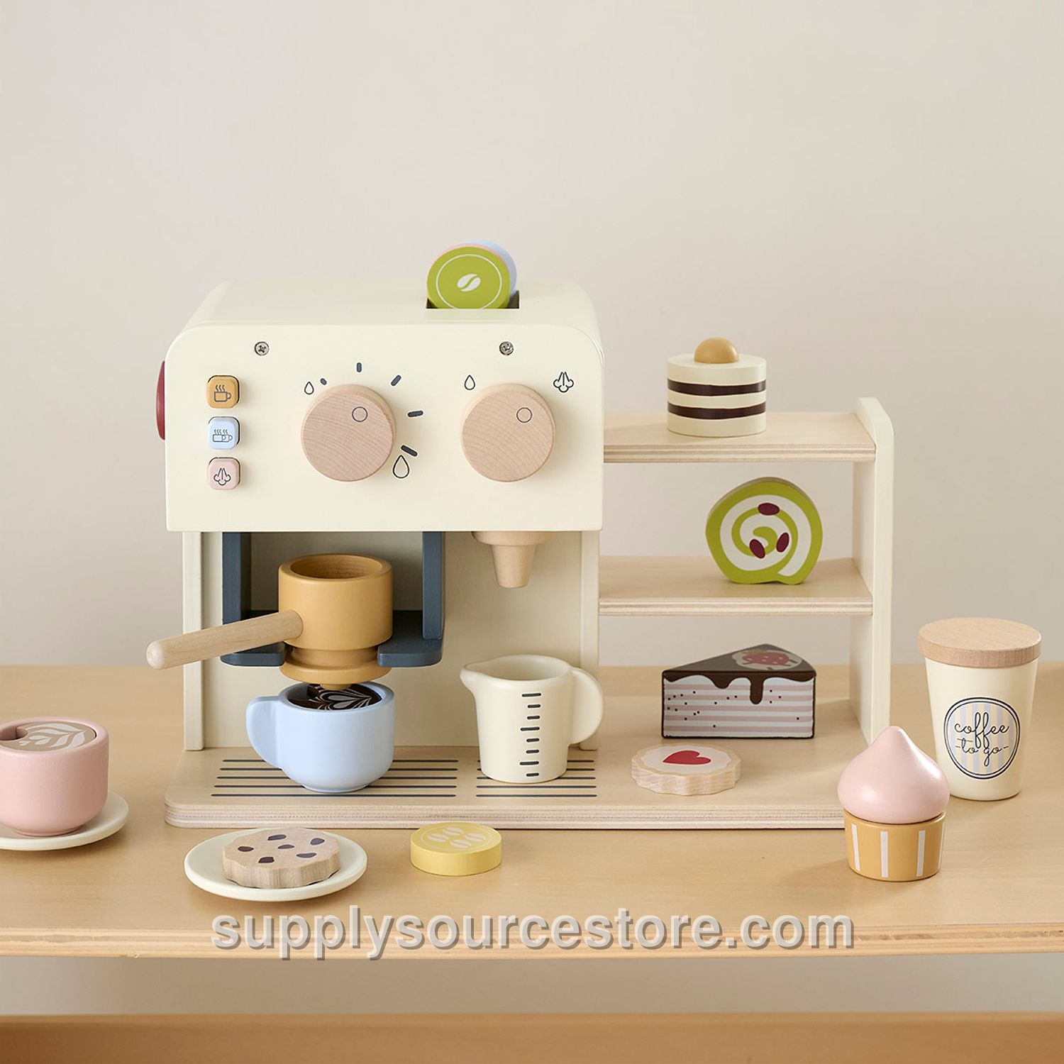 Wooden coffee machine «Noisette» | 22 pieces