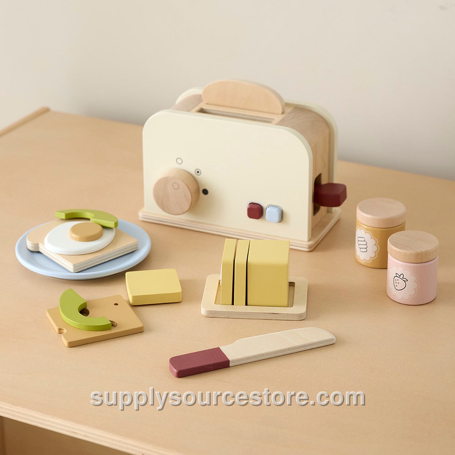 Wooden toaster «Noisette» | 13 pieces
