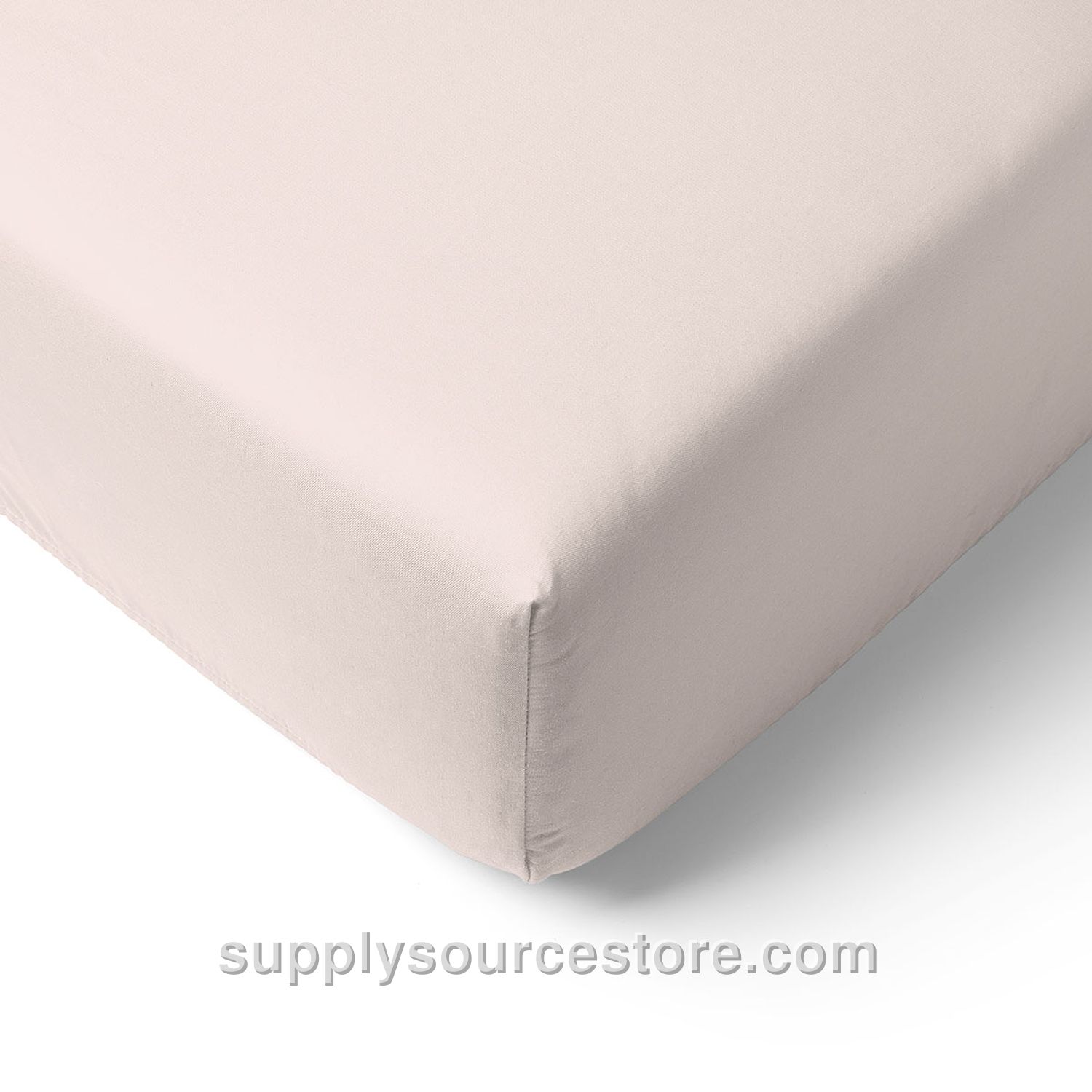 Flannel fitted sheet | 90 x 200 cm (35.4 x 78.7 in) | Pink