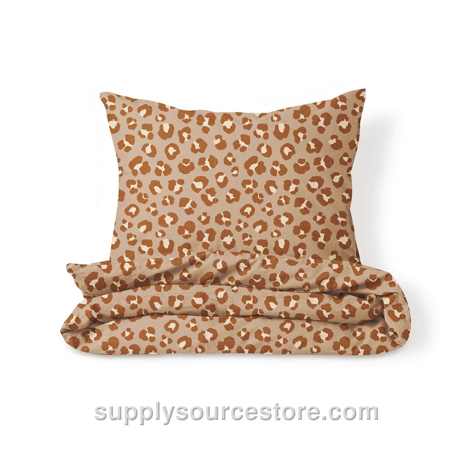 Flannel duvet cover set «Leopard» | 140 x 200 cm (55.1 x 78.7 in)
