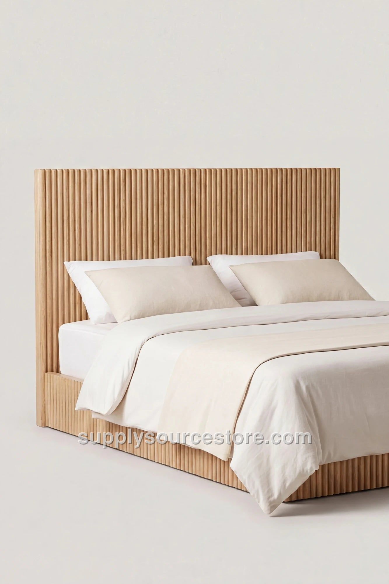 LALUNA Wooden Bed Headboard