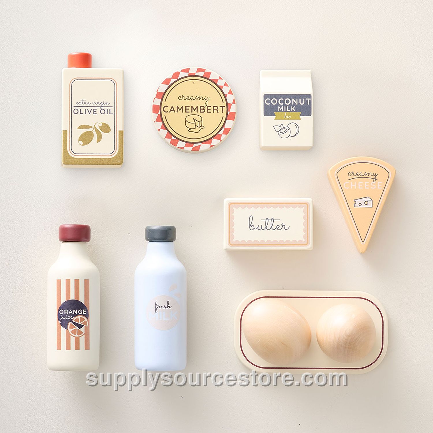 Wooden food toys | 10 pieces