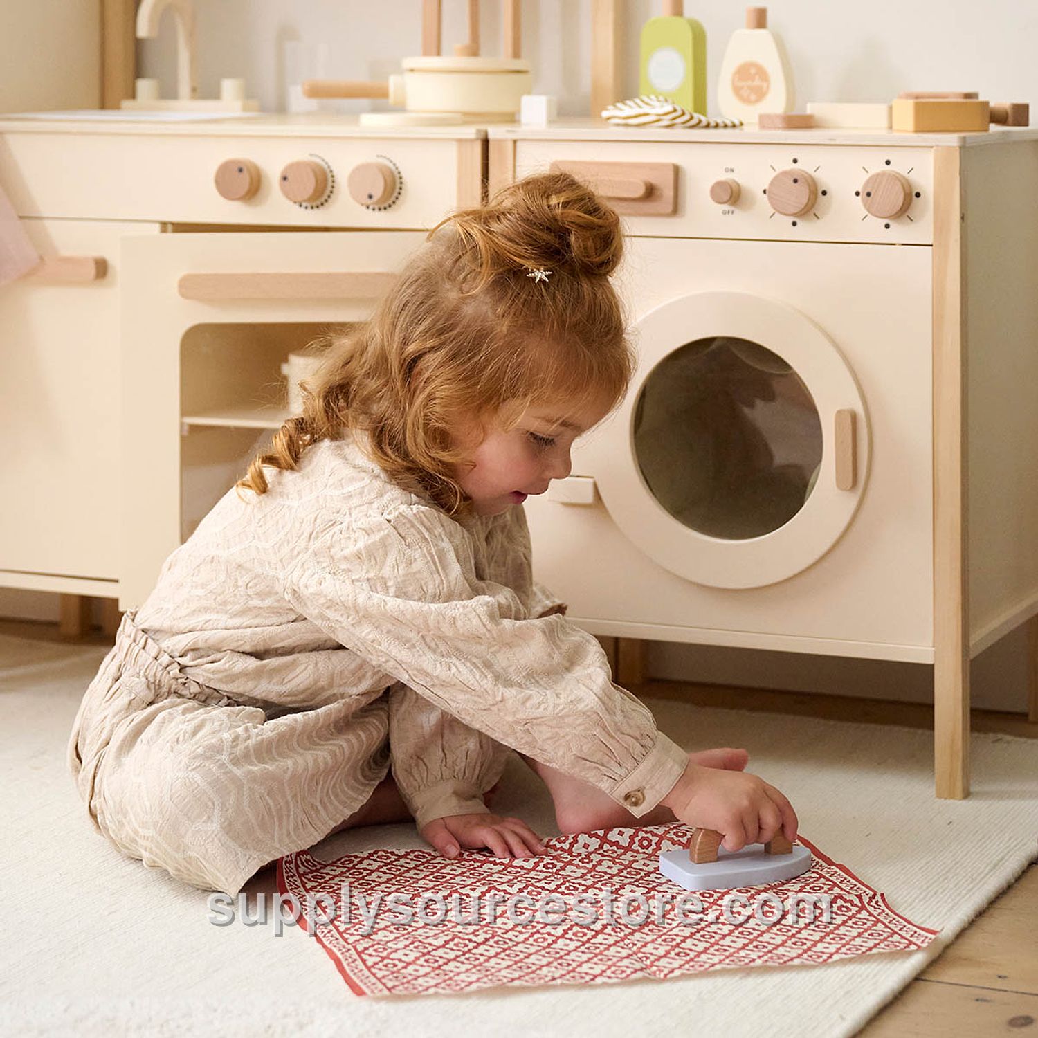 Wooden toy cleaning set | 10 pieces