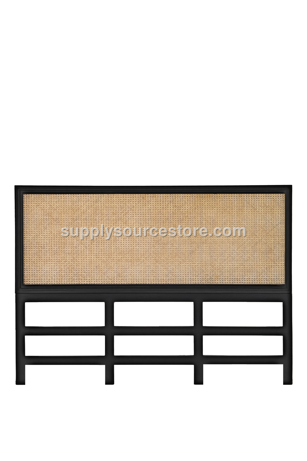 Rattan Wooden Bed Headboard