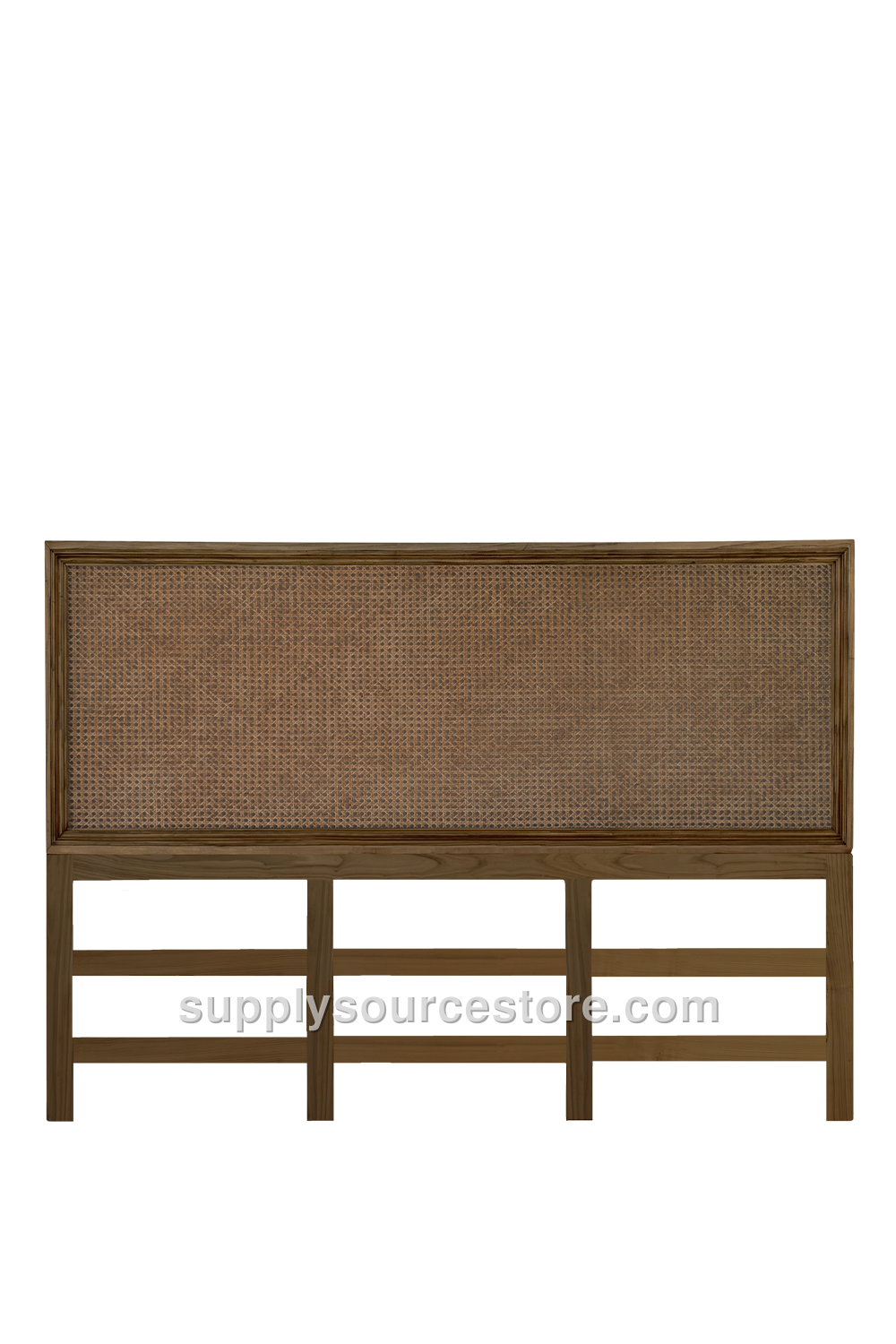 Wicker Wood Bed Headboard