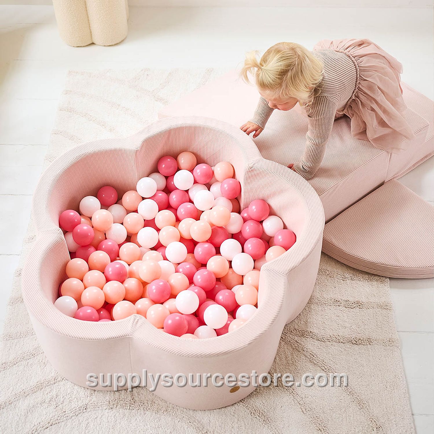 Soft foam blocks | 4-piece play set | Pink