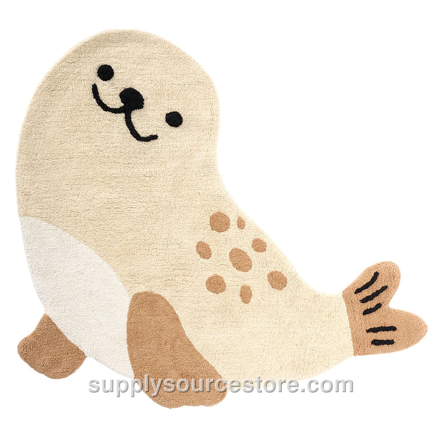 Washable Children's Rug 97 x 110 cm (38.2 x 43.3 in) | Seal