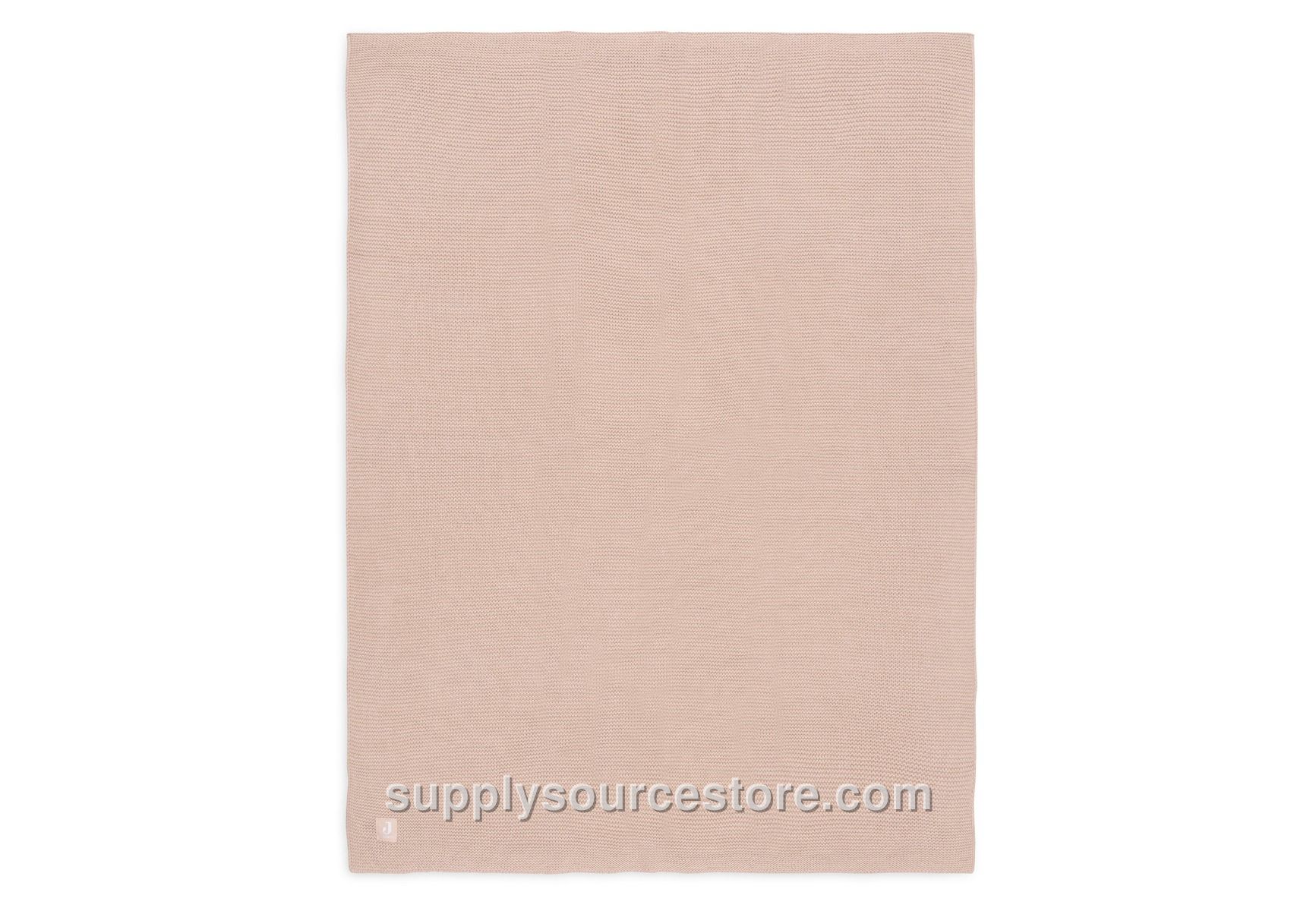 Jollein - Blanket Cradle 75x100cm (29.5 x 39.4 in) Basic Knit - Wild Rose