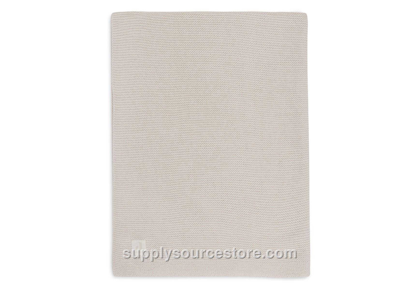 Jollein - Blanket Cot 100x150cm (39.4 x 59.1 in) Basic Knit - Oatmeal