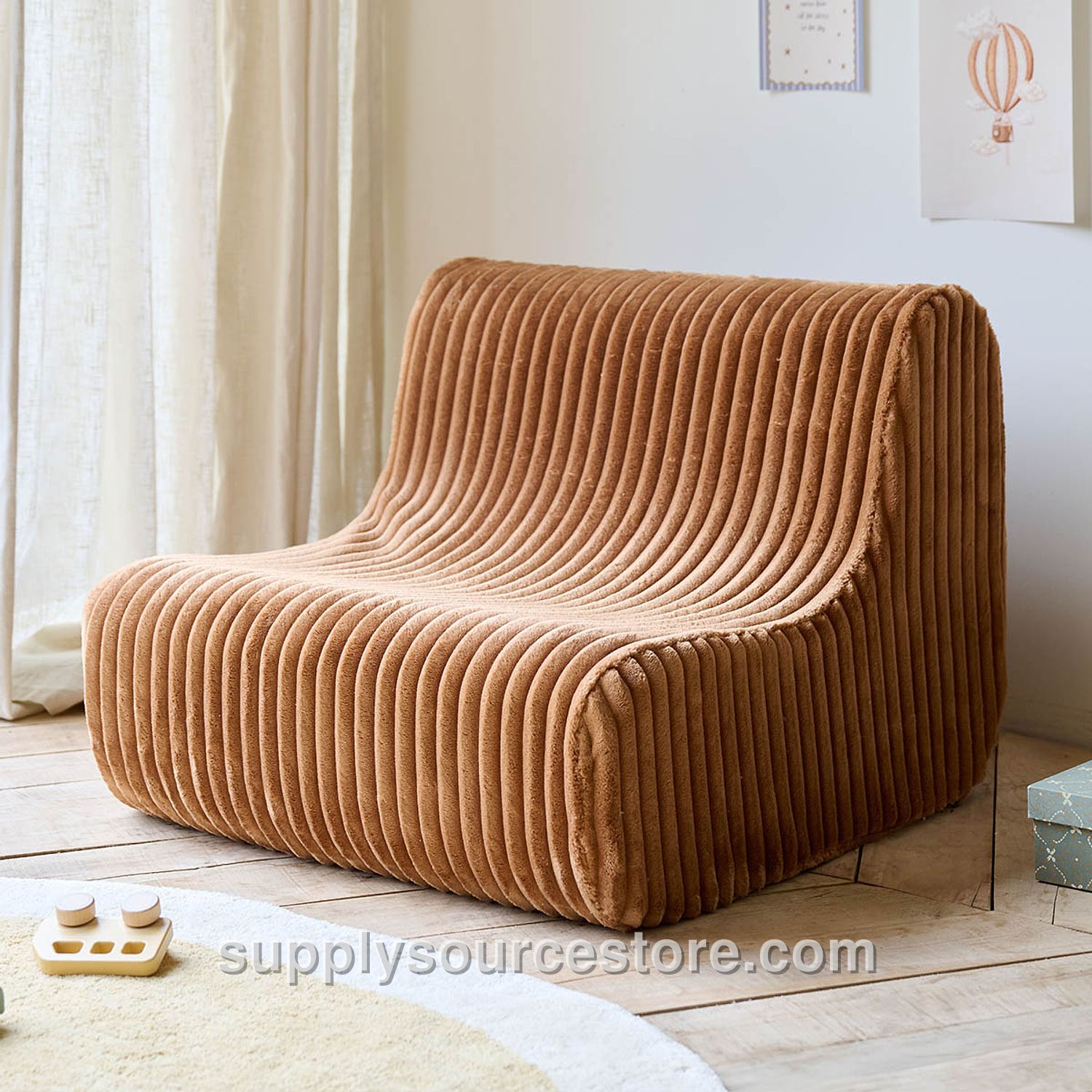 XL Children's armchair «Leandre» | Caramel