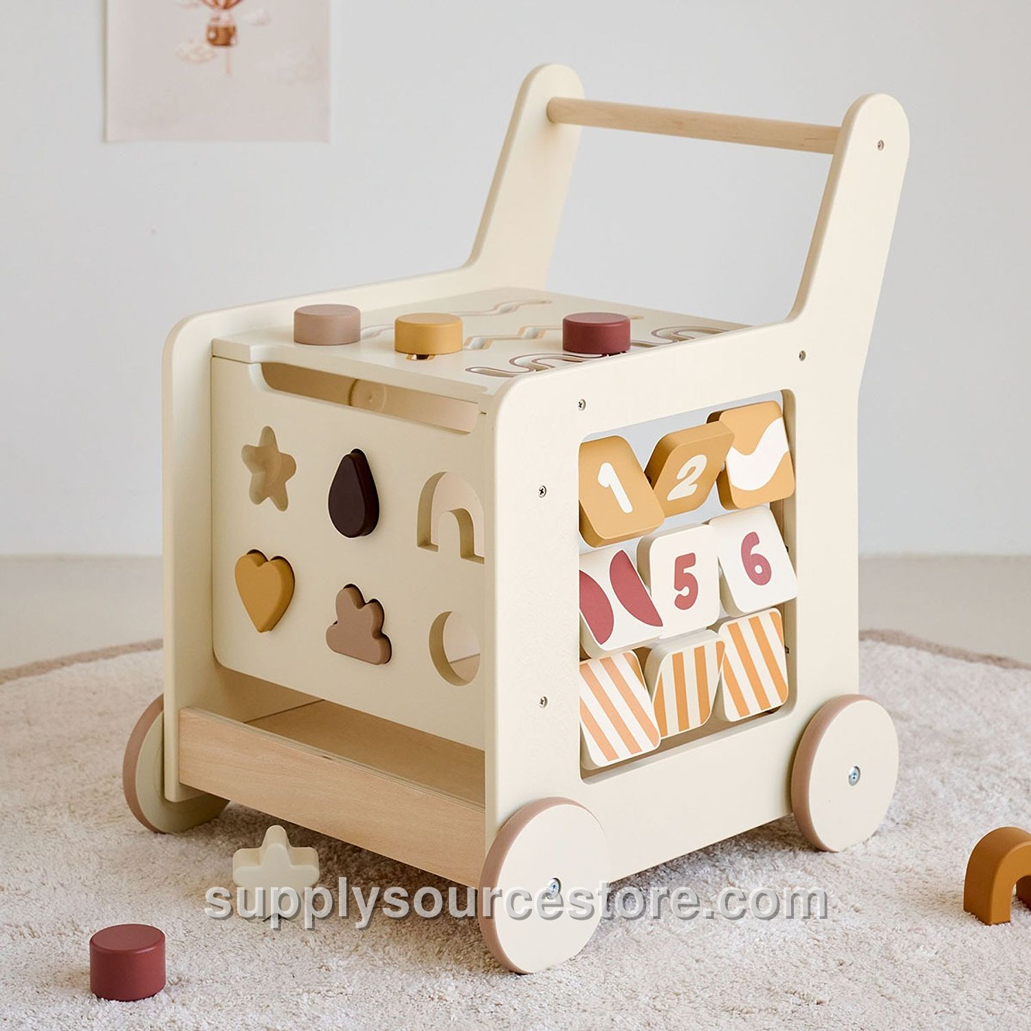 Wooden Walker «Étoile» | Beige