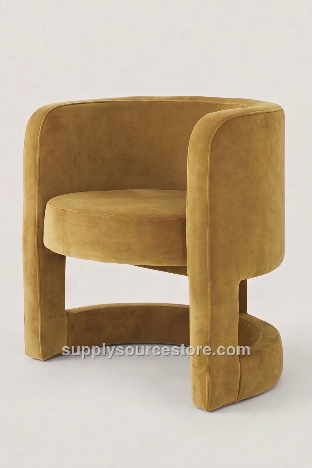 HUGGY Velvet Armchair