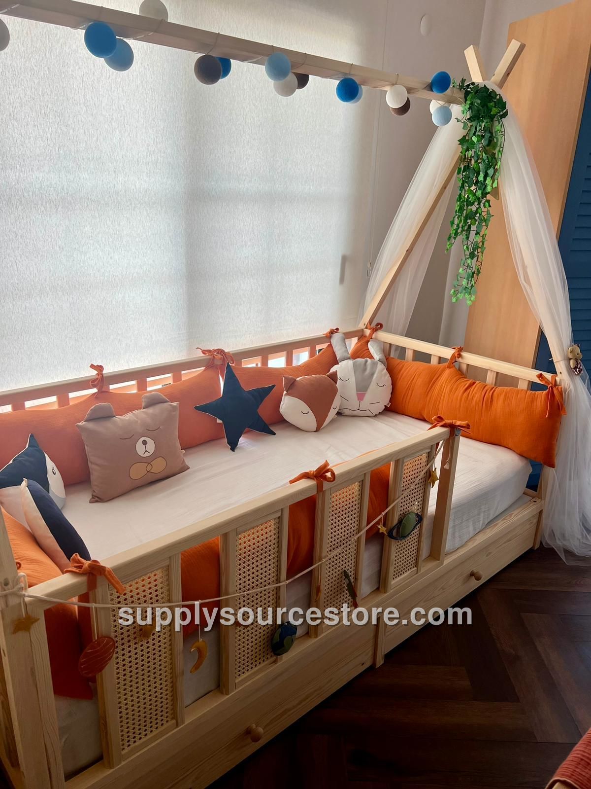 Orange Cushion Edge Protector - 140x200
