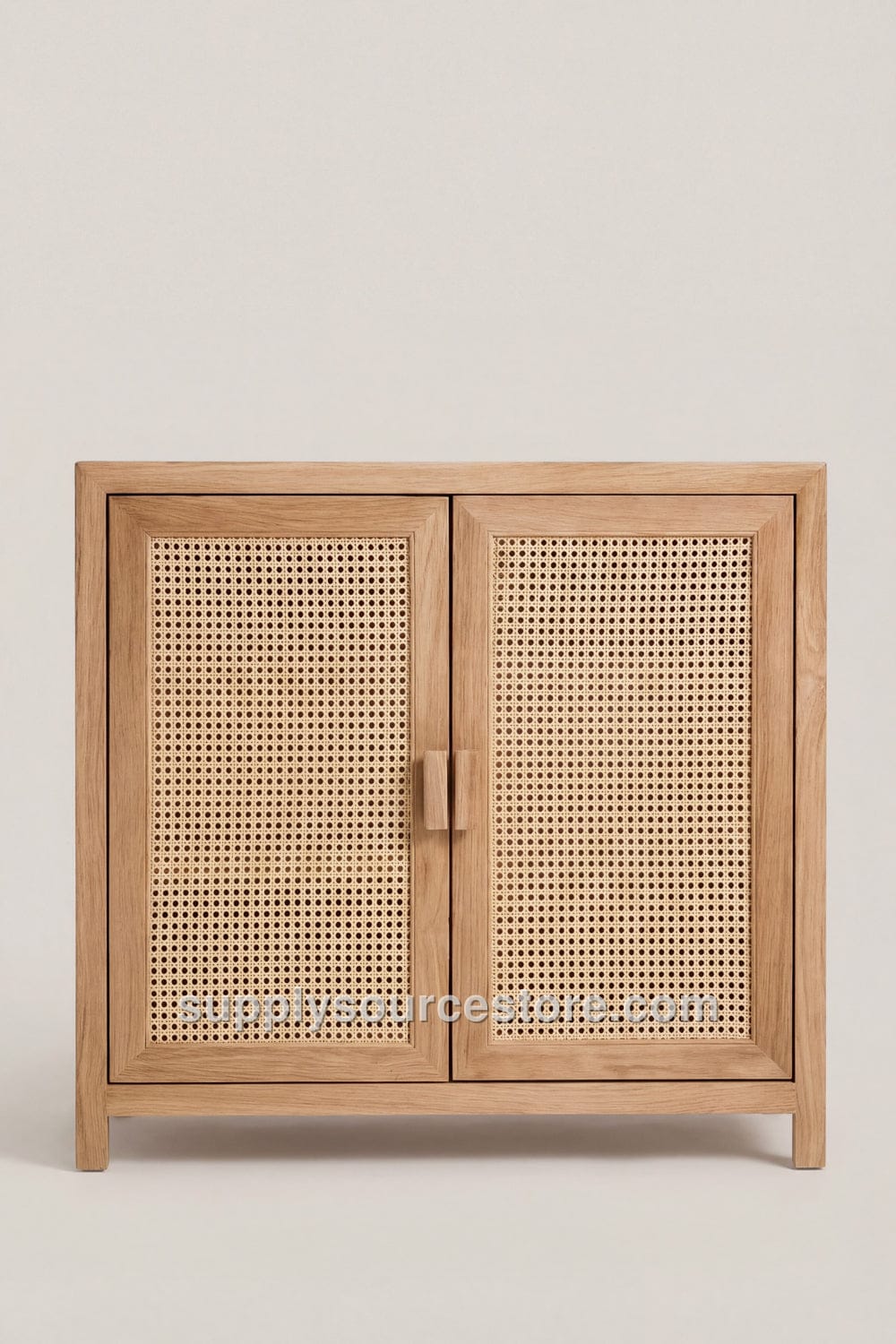 Wickered Wood Console