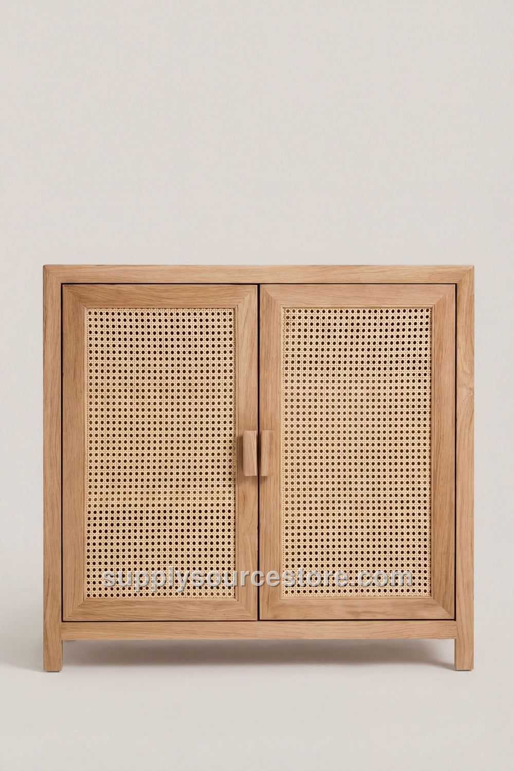Wicker Wood Console · SS-001608